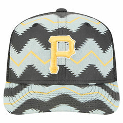 Pittsburgh Pirates Aztec Denim 9SEVENTY Adjustable Hat Denim/Black