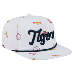 Detroit Tigers Team Cheer Rope 19TWENTY Adjustable Hat White