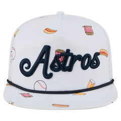 Houston Astros Team Cheer Rope 19TWENTY Adjustable Hat White