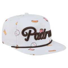 San Diego Padres Team Cheer Rope 19TWENTY Adjustable Hat White