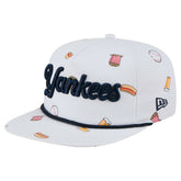 New York Yankees Team Cheer Rope 19TWENTY Adjustable Hat White