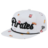 Pittsburgh Pirates Team Cheer Rope 19TWENTY Adjustable Hat White