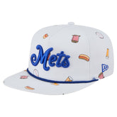 New York Mets Team Cheer Rope 19TWENTY Adjustable Hat White