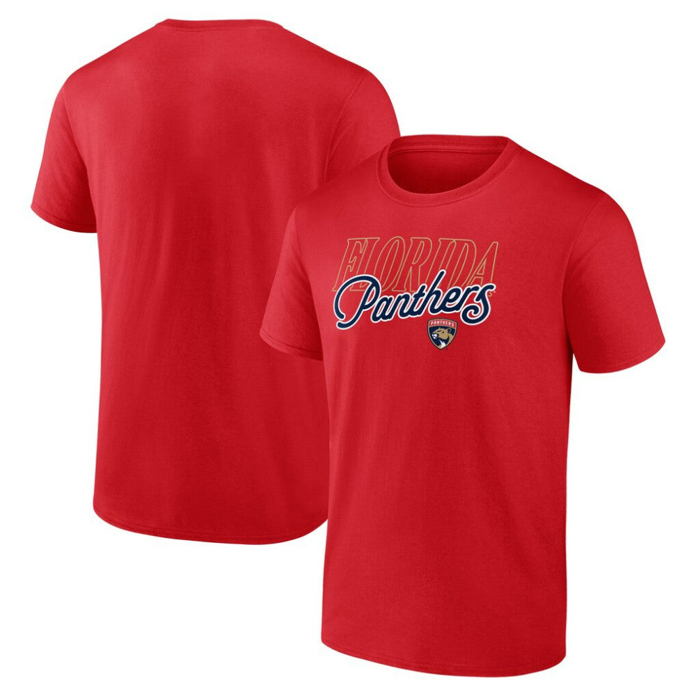 Florida Panthers Script T-Shirt - Red T-shirts