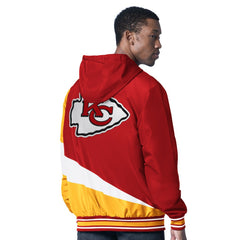 Kansas City Chiefs G-III Sports by Carl Banks Dual Threat Reversable Full-Zip Hooded Jacket - Red/Charcoal on sale