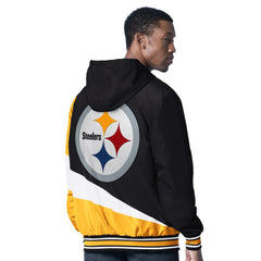 Pittsburgh Steelers G-III Sports by Carl Banks Dual Threat Reversable Full-Zip Hooded Jacket - Black/Charcoal online
