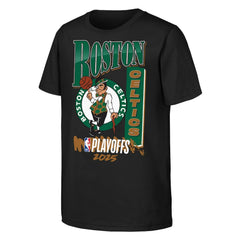 Boston Celtics Youth 2025 NBA Playoffs Hype T-Shirt - Black cheap