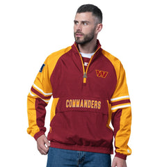 Washington Commanders Starter Prospect Half-Zip Pullover - Burgundy cheap