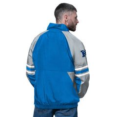 Detroit Lions Starter Prospect Half-Zip Pullover - Blue on sale