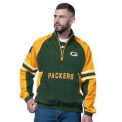 Green Bay Packers Starter Prospect Half-Zip Pullover - Green online
