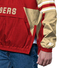 San Francisco 49ers Starter Prospect Half-Zip Pullover - Scarlet on sale