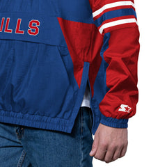 Buffalo Bills Starter Vintage Logo Prospect Half-Zip Pullover - Royal online