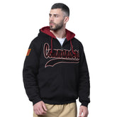 Washington Commanders Starter Big Shot Full-Zip Double Hoodie - Black discount