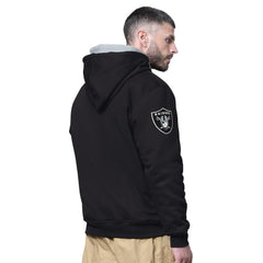 Las Vegas Raiders Starter Big Shot Full-Zip Double Hoodie - Black cheap
