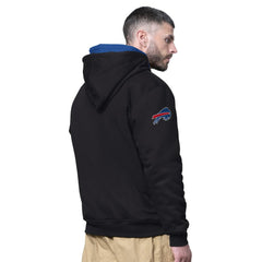 Buffalo Bills Starter Big Shot Full-Zip Double Hoodie - Black outlet