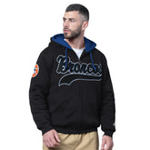 Denver Broncos Starter Big Shot Throwback Full-Zip Double Hoodie - Black online