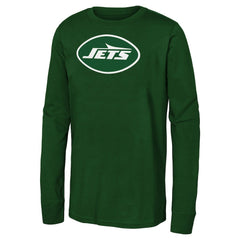 New York Jets Youth Primary Logo Long Sleeve T-Shirt - Green cheap