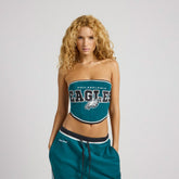 Philadelphia Eagles Off Season x NFL Women's Fleece Corset - Dark Green outlet