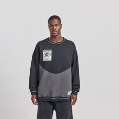 Green Bay Packers Off Season x NFL Unisex Fleece Sweatshirt - Black on sale