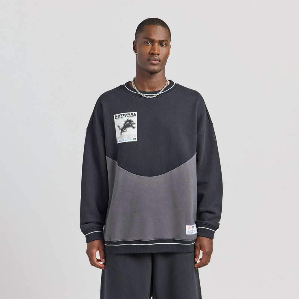 Detroit Lions Off Season x NFL Unisex Fleece Sweatshirt - Black discount