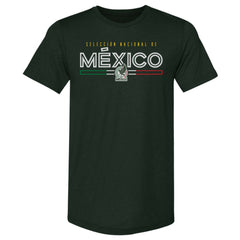 Mexico National Team 500 Level Inline Premium Tri-Blend T-Shirt for sale - Forest Green