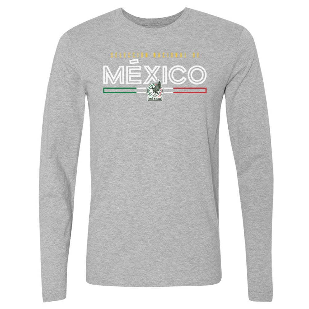 Mexico National Team 500 Level Inline Long Sleeve T-Shirt for sale - Heather Gray