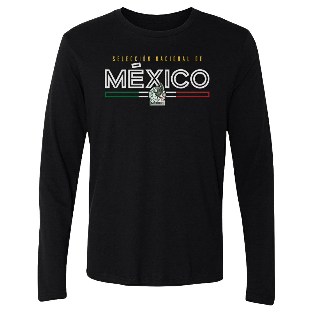 Mexico National Team 500 Level Inline Long Sleeve T-Shirt for sale - Black