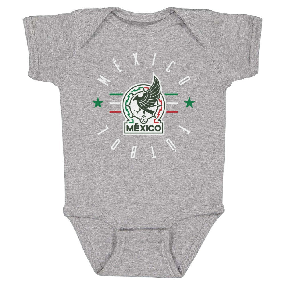 Mexico National Team 500 Level Infant Futbol Bodysuit for sale - Heather Gray