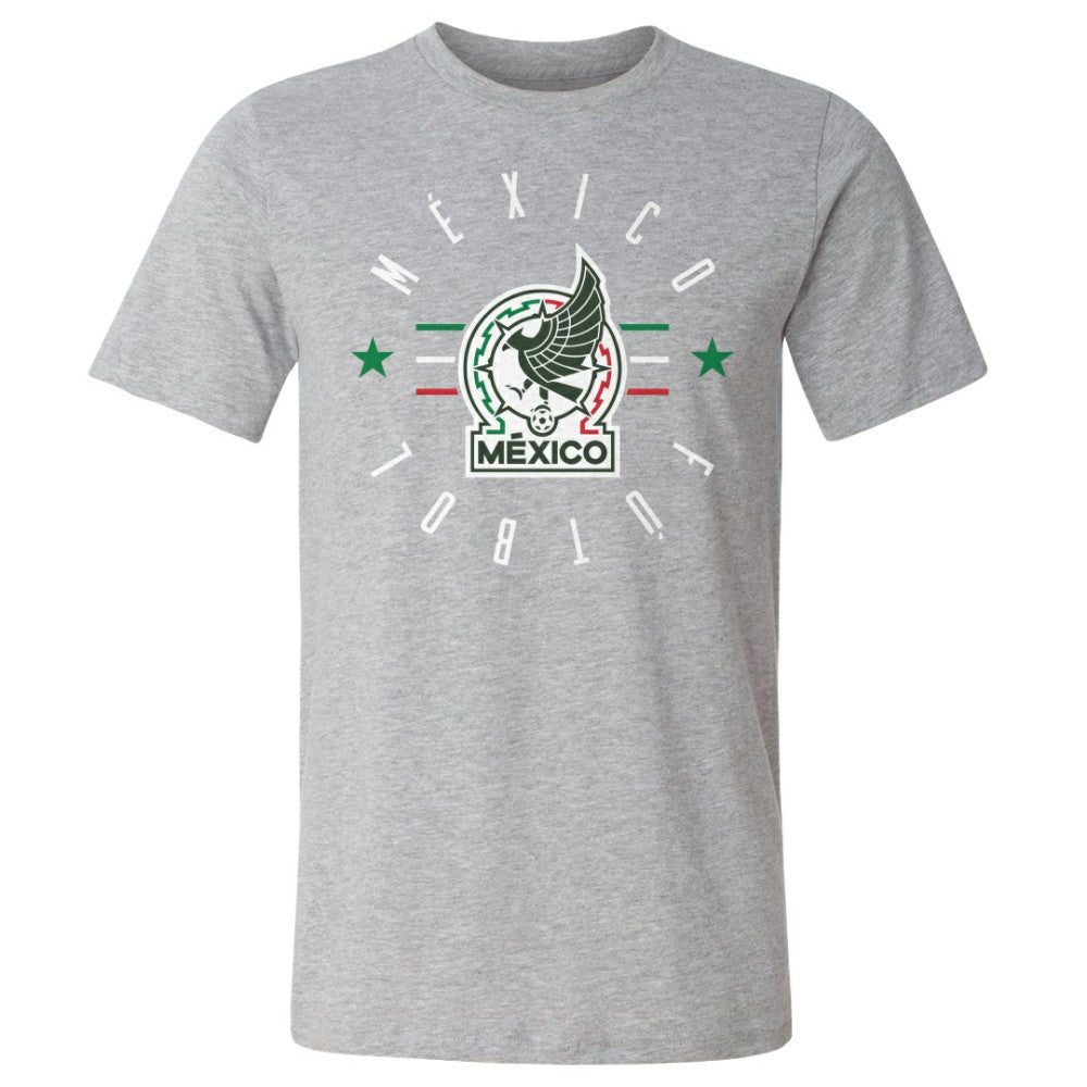 Mexico National Team 500 Level Futbol T-Shirt for sale - Heather Gray