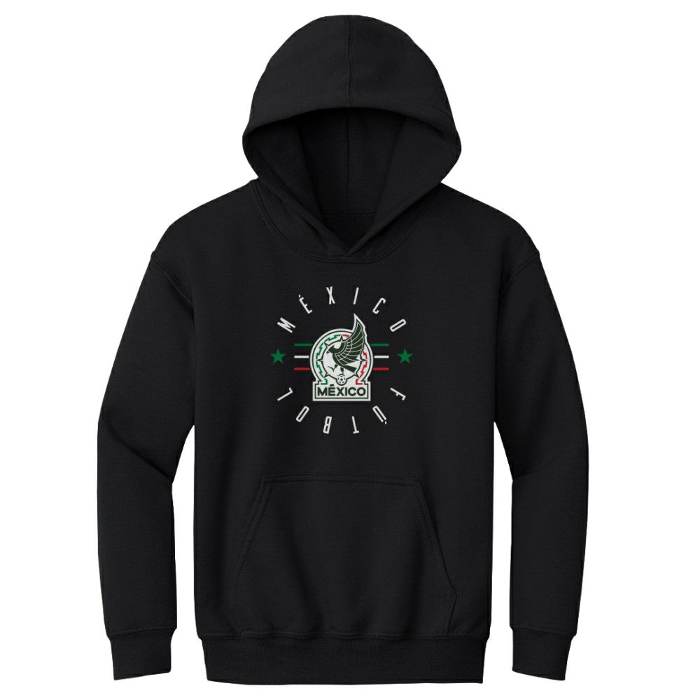 Mexico National Team 500 Level Youth Futbol Pullover Hoodie for sale - Black