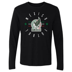 Mexico National Team 500 Level Futbol Long Sleeve T-Shirt - Black on sale