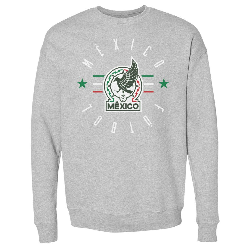 Mexico National Team 500 Level Futbol Pullover Sweatshirt for sale - Heather Gray
