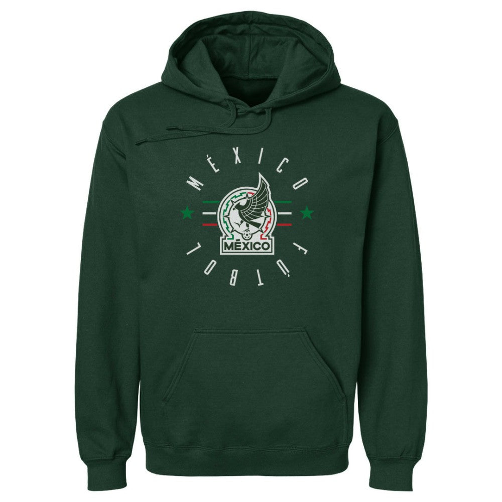 Mexico National Team 500 Level Futbol Pullover Hoodie for sale - Forest Green