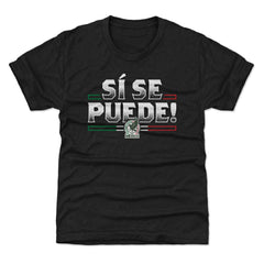 Mexico National Team 500 Level Youth Si Se Puede T-Shirt for sale - Black