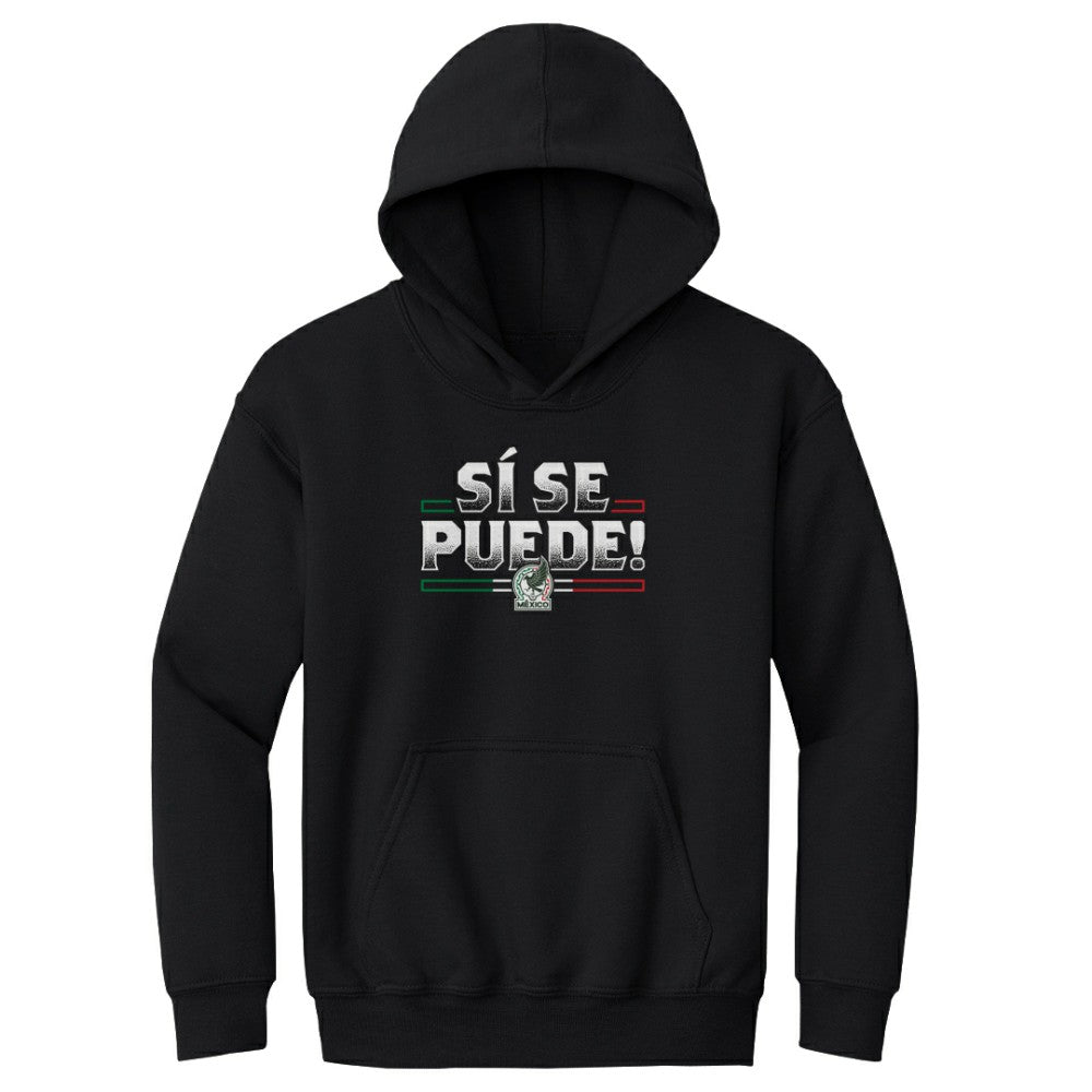 Mexico National Team 500 Level Youth Si Se Puede Pullover Hoodie for sale - Black