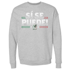 Mexico National Team 500 Level Si Se Puede Pullover Sweatshirt for sale - Heather Gray