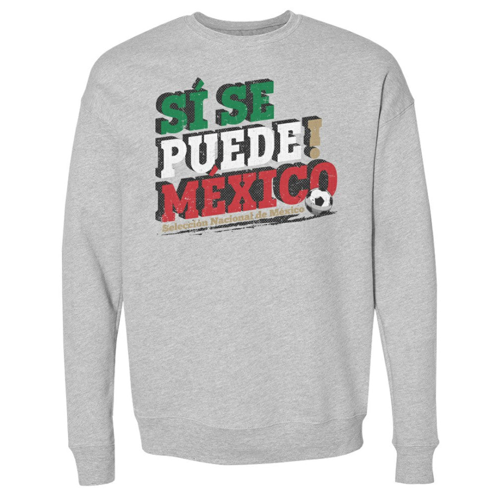 Mexico National Team 500 Level Si Se Puede Pullover Sweatshirt - Heather Gray outlet