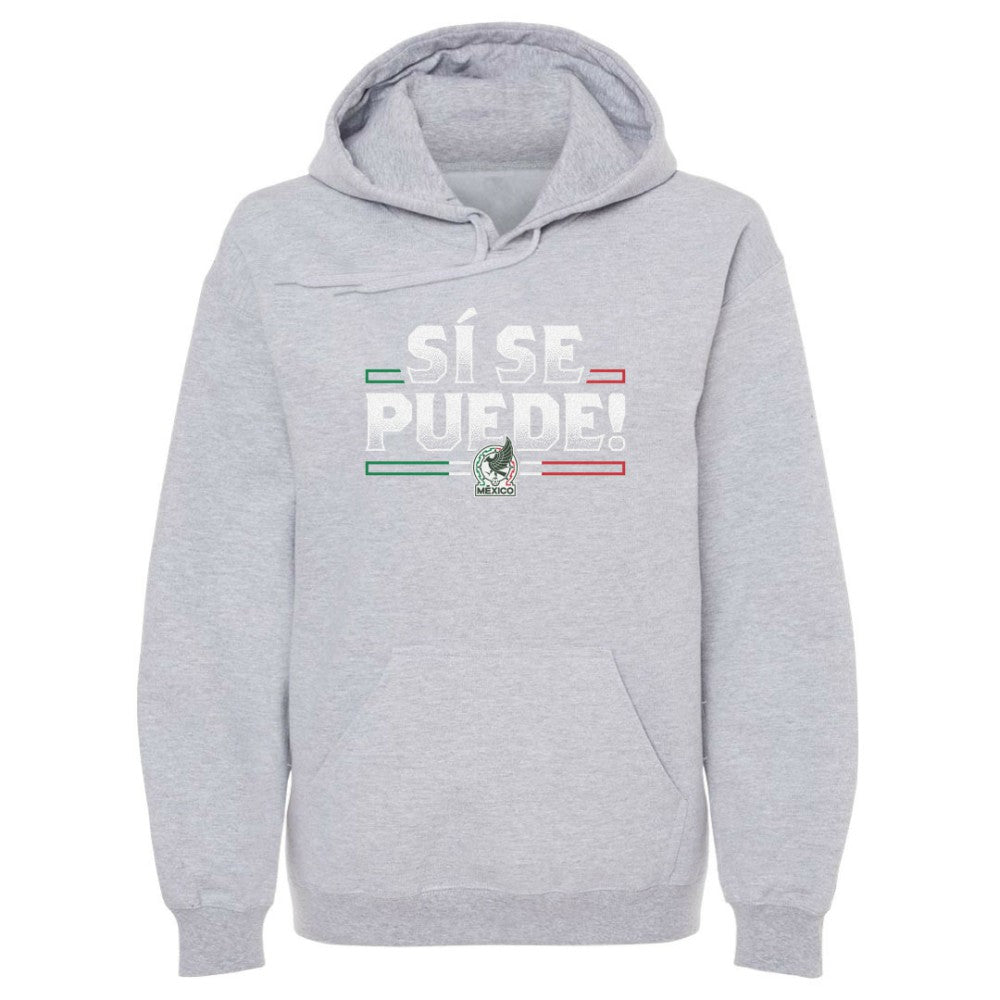 Mexico National Team 500 Level Si Se Puede Pullover Hoodie for sale - Gray