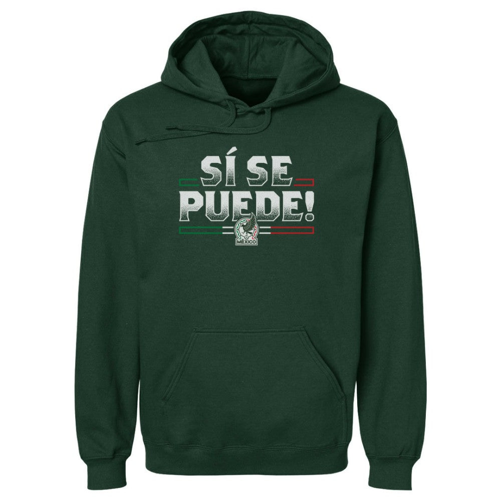 Mexico National Team 500 Level Si Se Puede Pullover Hoodie for sale - Forest Green