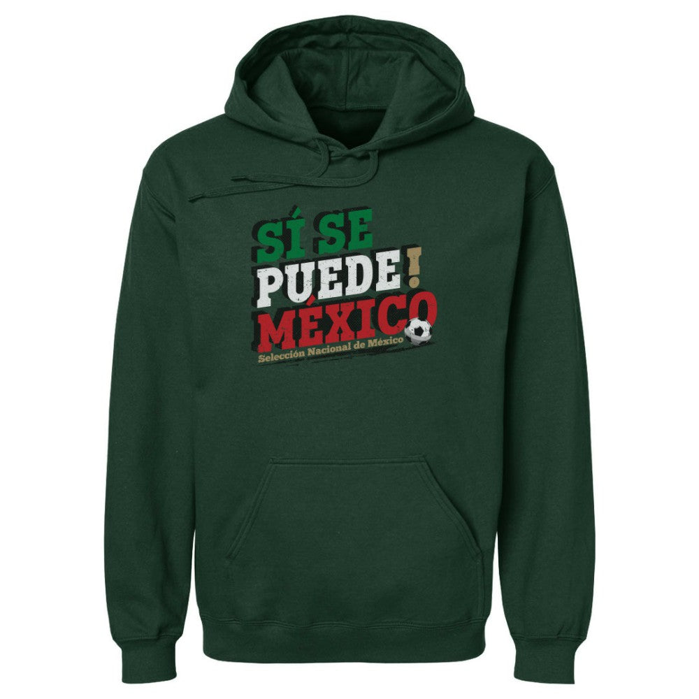 Mexico National Team 500 Level Si Se Puede Pullover Hoodie for sale - Forest Green
