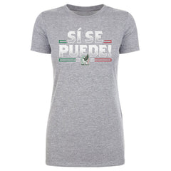 Mexico National Team 500 Level Women's Si Se Puede T-Shirt for sale - Heather Gray
