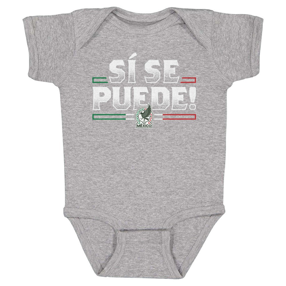 Mexico National Team 500 Level Infant Si Se Puede Bodysuit for sale - Heather Gray