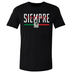 Mexico National Team 500 Level Siempre Contigo Cotton T-Shirt for sale - Black