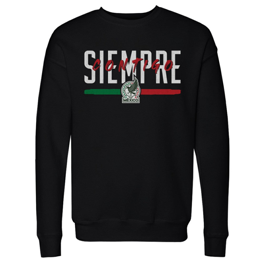 Mexico National Team 500 Level Siempre Contigo Crewneck Sweatshirt - Black shop