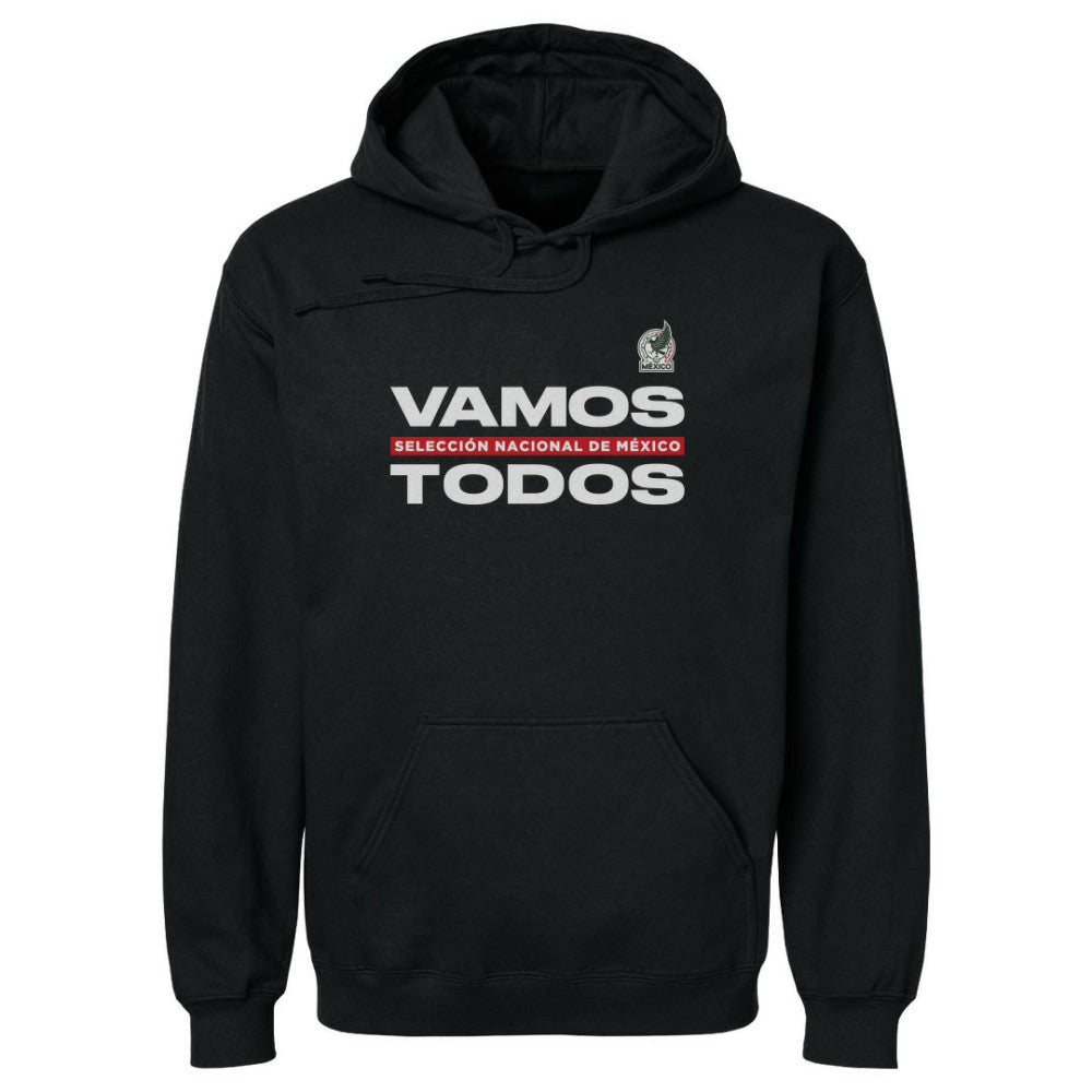Mexico National Team 500 Level Vamos Todos Pullover Hoodie for sale - Black