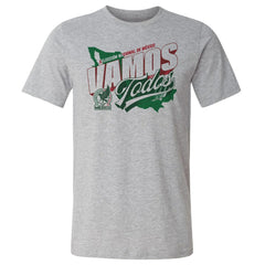 Mexico National Team 500 Level Vamos Todos Country Cotton T-Shirt - Heather Gray discount