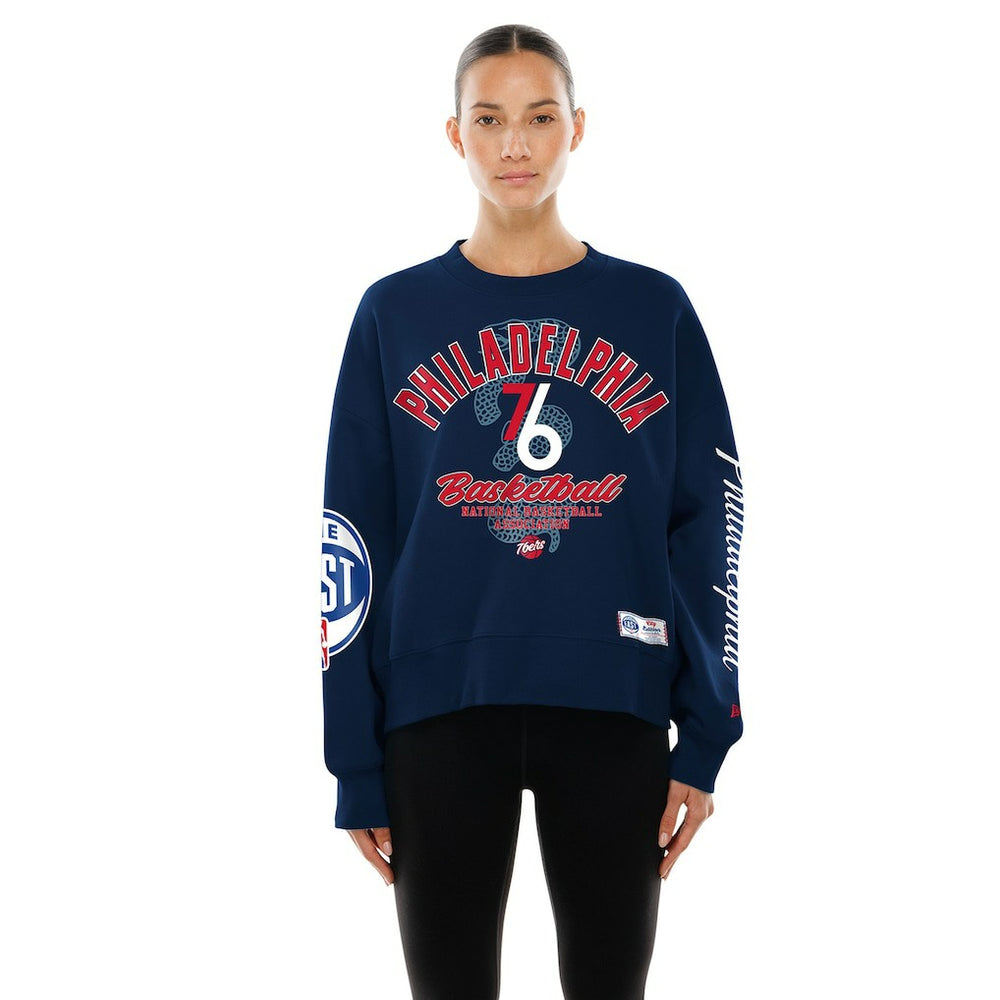 Philadelphia 76ers Women's 2025/26 City Edition Sweatshirt - Navy online