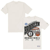 Brooklyn Nets Oversized City Edition Remix Vintage T-Shirt - Cream cheap