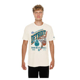 Detroit Pistons Oversized City Edition Remix Vintage T-Shirt sale - Cream for sale