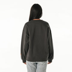 Washington Commanders The Wild Collective Women's Rock Crystal Oversized Crewneck Sweatshirt - Charcoal cheap